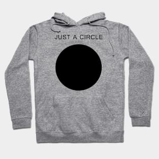 Just a Circle (Black) Hoodie